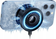 Ftohës telefoni Telesin, me karikues wireless, i zi