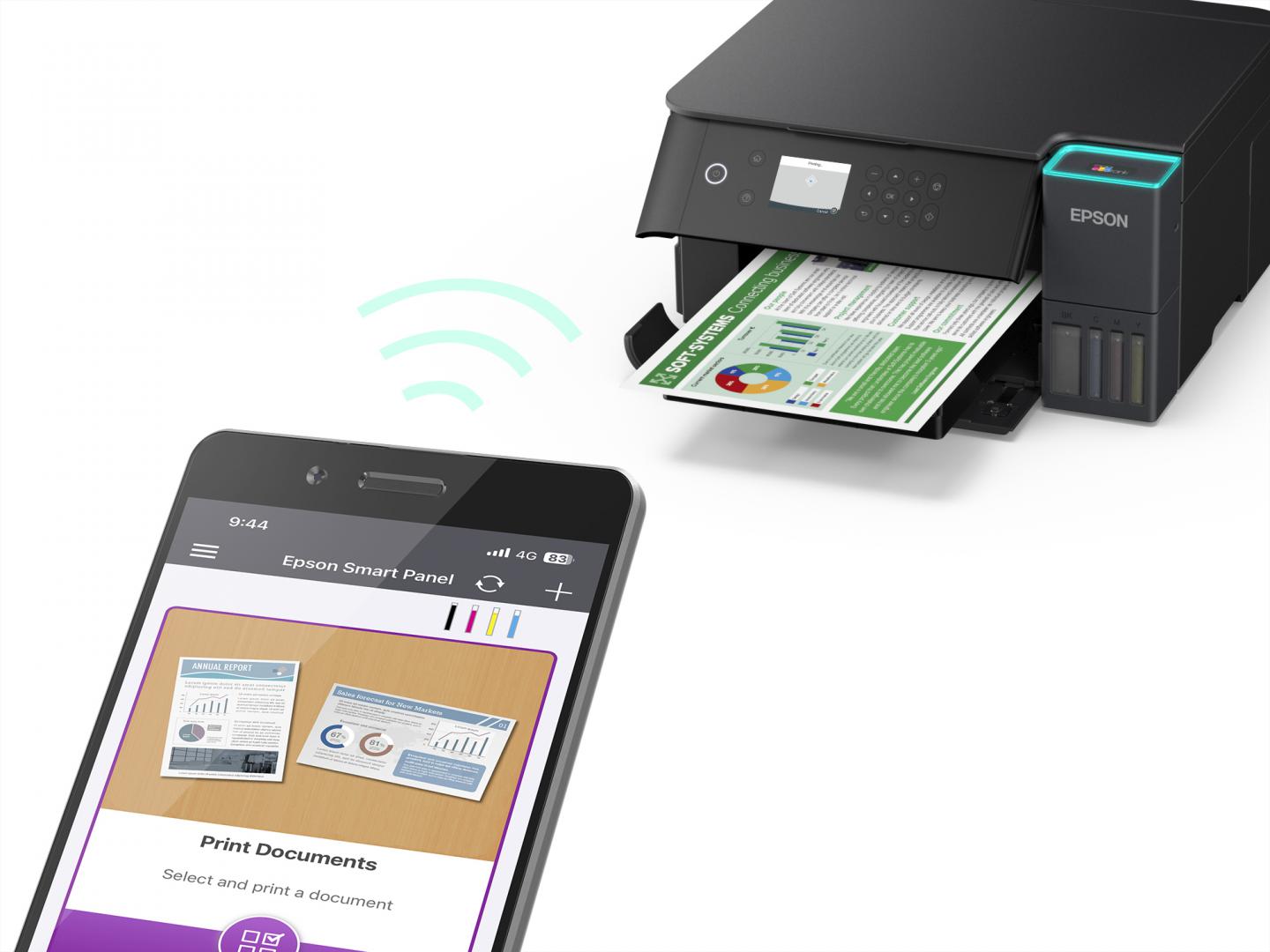 Printer multifunksional Epson EcoTank L6360, inkjet, Wi‑Fi, i zi