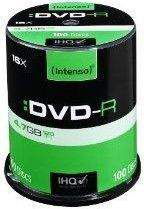 Disqe DVD-R Intenso 4101156, 4.7GB, 16x, 100 copë