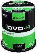 Disqe DVD-R Intenso 4101156, 4.7GB, 16x, 100 copë