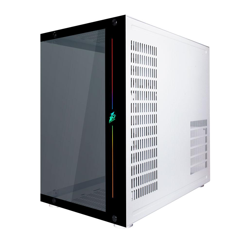 Kutia gaming 1stPLAYER SP8 SteamPunk, mid tower, ARGB, e bardhë