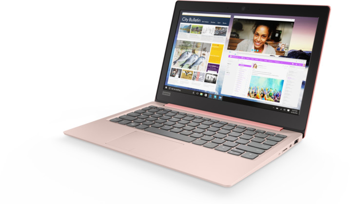 Laptop Lenovo IdeaPad 120S-11IAP, 11.6" HD, Intel Celeron, 4GB DDR4, 32GB eMMc, Intel HD Graphics, rozë