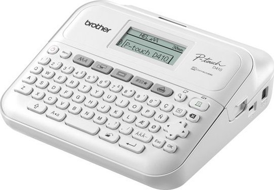 Printer etiketash Brother PT-D410, 18mm, USB, Bluetooth, i bardhë