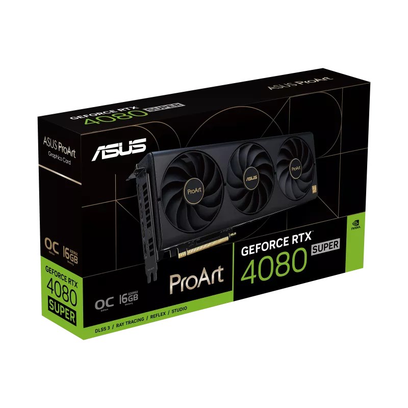 Kartë grafike ASUS ProArt NVIDIA GeForce RTX 4080 SUPER, 16 GB GDDR6X