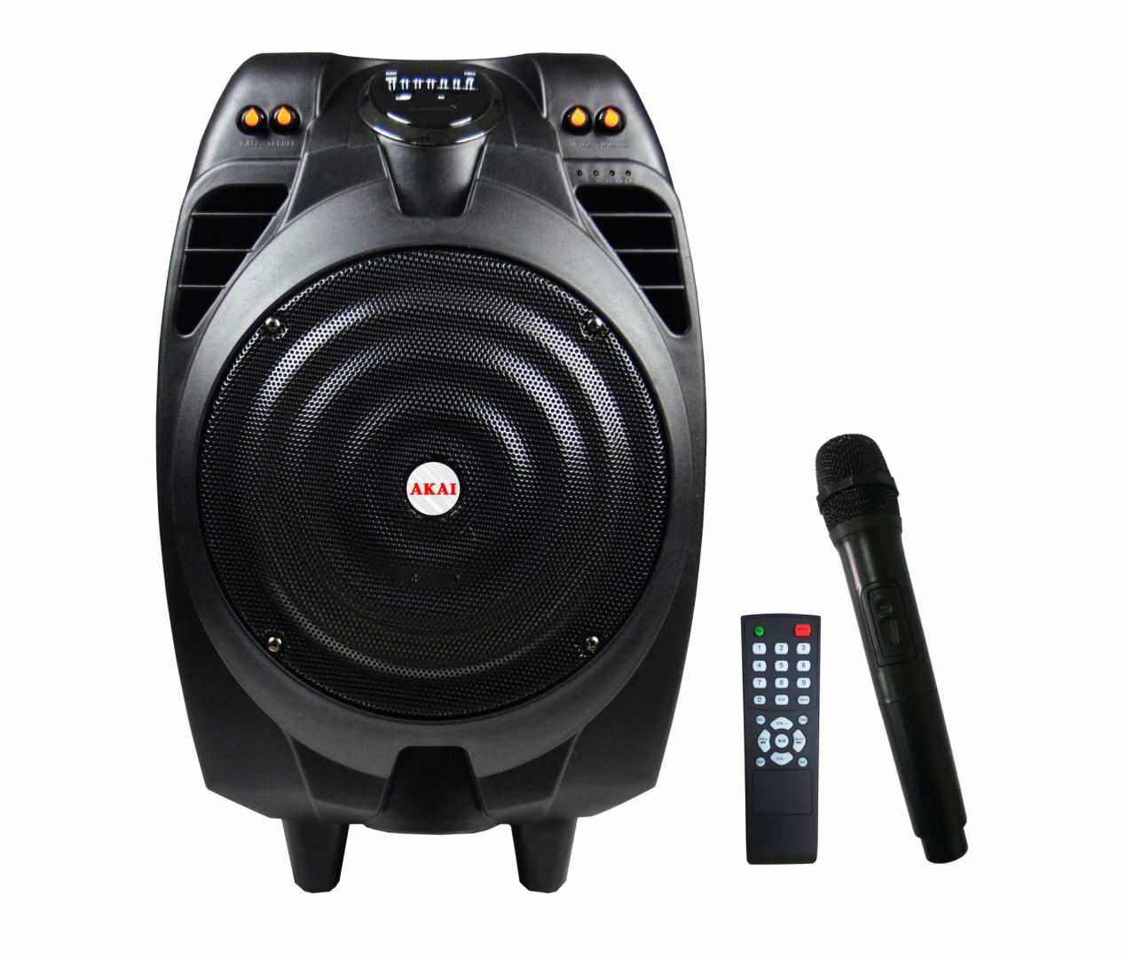 Kutizë zanore portative Akai SS023A-X10, lidhje pa tela, e zezë