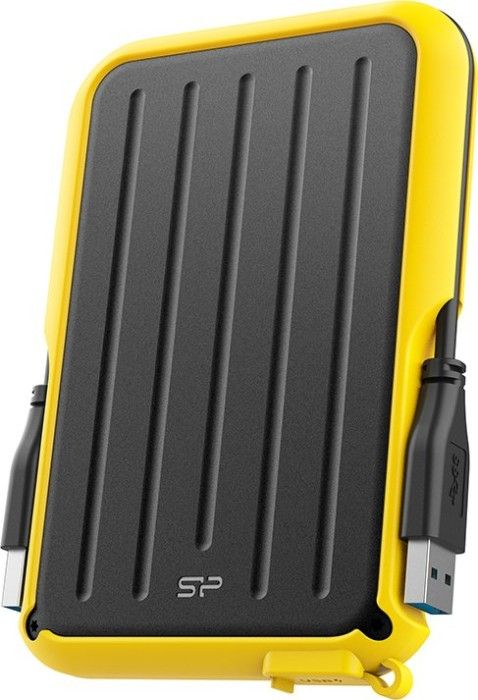 Надворешен тврд диск Silicon Power Armor A66, 2TB, USB 3.2, црно жолт