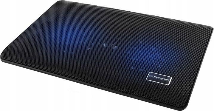 Shtresë ftohëse për laptop Esperanza EA144, 1x USB 2.0, 2x70mm, 38 CFM, e zezë
