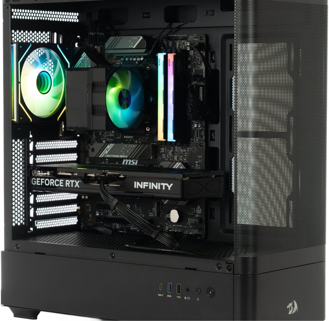 Kompjuter gaming Game X G100, Ryzen 5 5600G, 16GB RAM, 1TB SSD, i zi