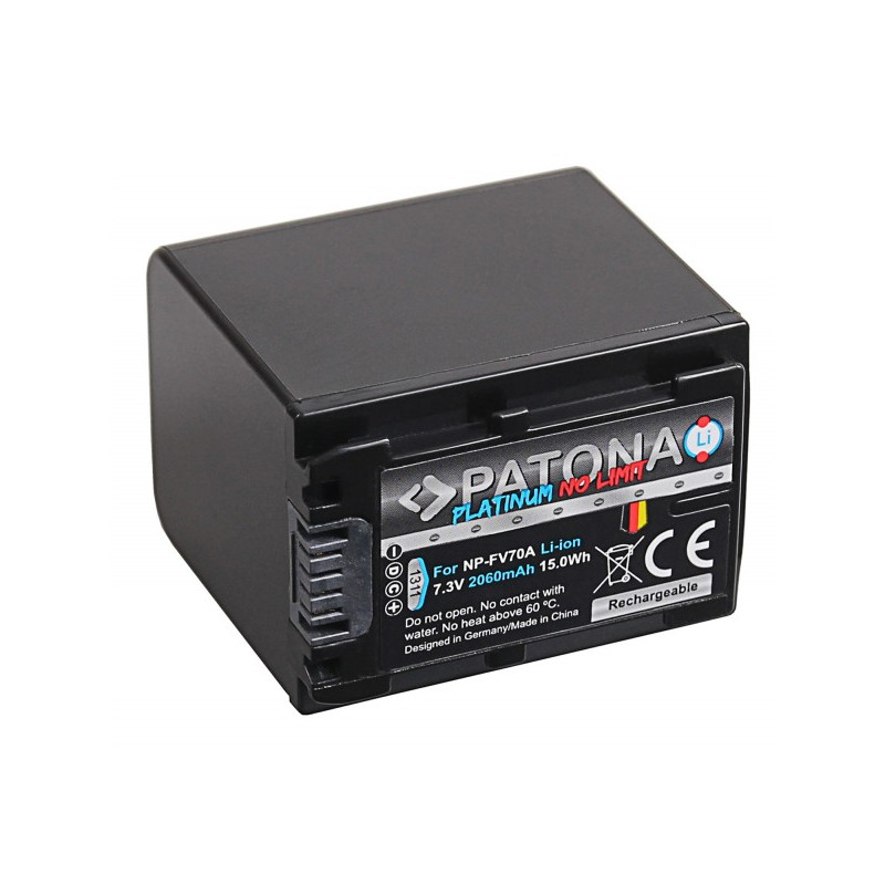 PATONA Platinum Battery f. Sony NP-FV70A