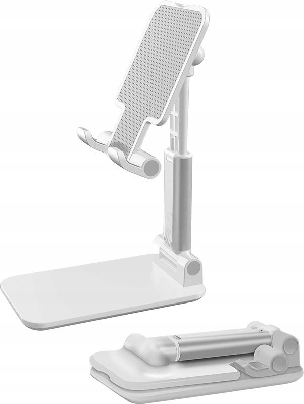 Mbajtëse telefoni dhe tableti Digipower Video Call Stand, e palosshme, e bardhë