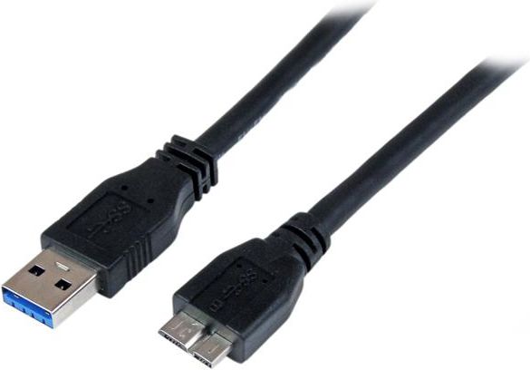 Kabllo USB StarTech USB3CAUB1M, USB 3.0 A në Micro B, 1m, e zezë