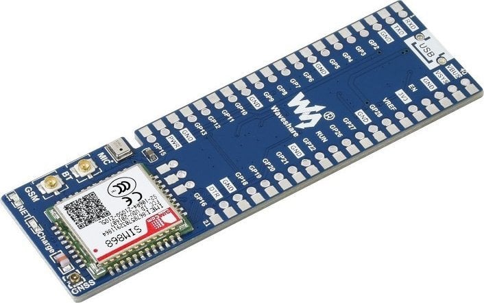 Modul GSM/GPRS/GNSS Waveshare SIM868 për Raspberry Pi Pico, me Bluetooth