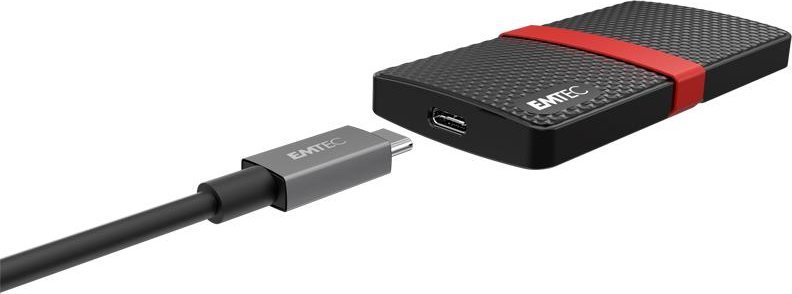 Disq i jashtëm SSD Emtec ECSSD2TX200 X200, 2TB, USB 3.1, i zi