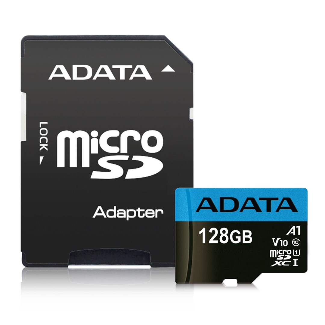 Kartë e memories ADATA Premier, MicroSDXC, 128 GB, Class 10 + përshtatës SD