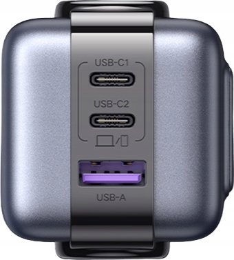 Karikues UGREEN Nexode RG, 65W, 3 porta GaN, i zi