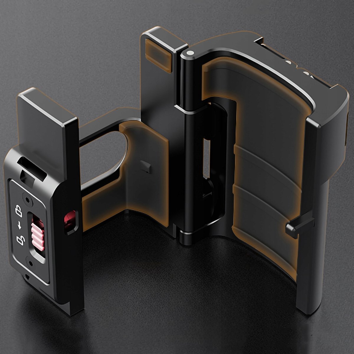 Adapter zgjerues për kamerë aksion Ulanzi PK 06, për DJI Osmo Pocket 3, i zi
