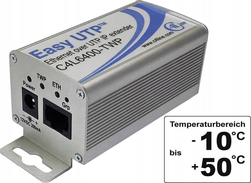 Adapter rrjeti Renkforce RF-2555340, zgjerim në 2 tela deri 500 m, 100 Mbit/s