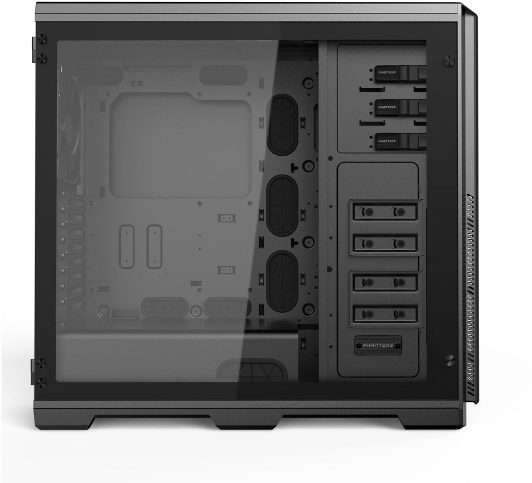 Kasë Phanteks Enthoo Pro Tempered Glass, e zezë, Midi Tower