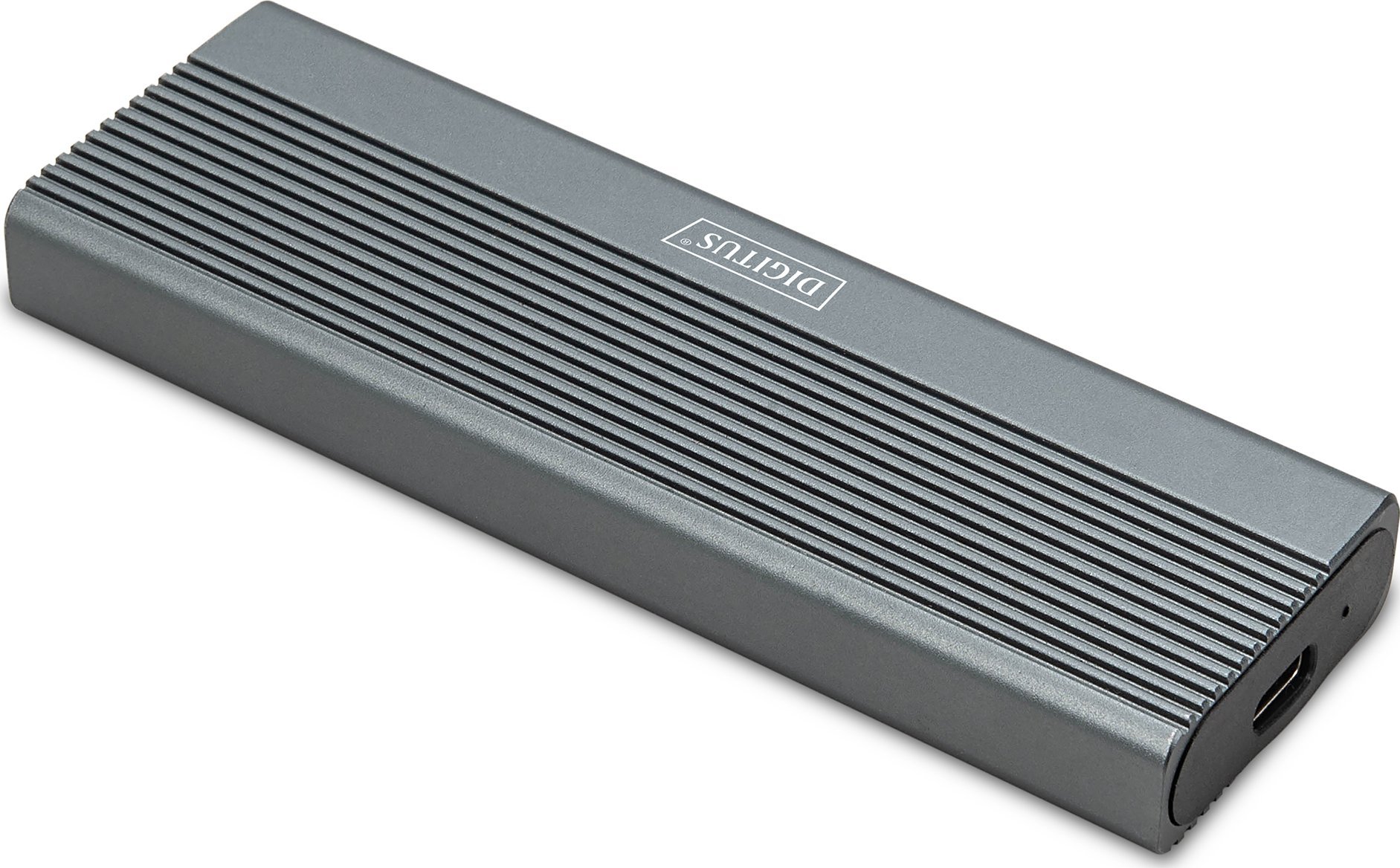 Kuti e jashtme SSD M.2 Digitus DA-71154, SATA 6Gbps, USB 3.0, argjendtë
