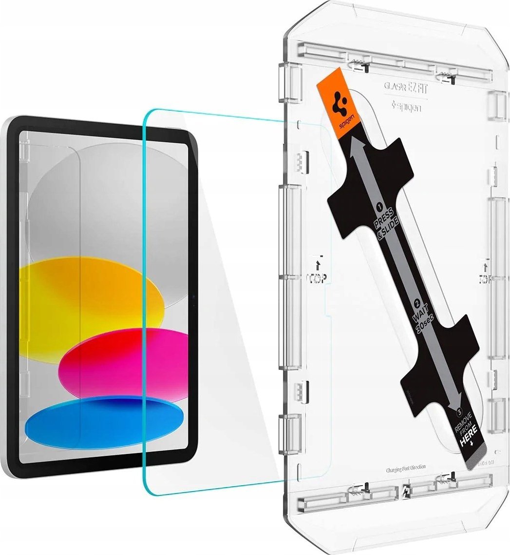 Mbrojtës ekrani Spigen GLAS.tR EZ Fit, për iPad 10 10.9", xham i temperuar, transparent