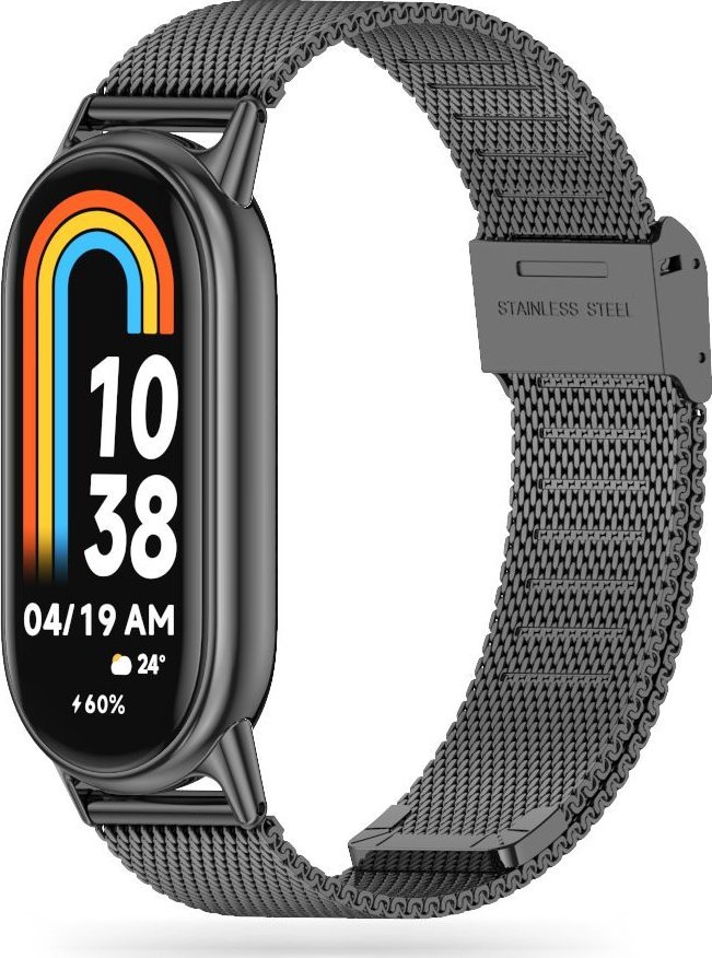 Byzylyk metalik Tech-Protect Milanese Band, për Xiaomi Smart Band 8, çelik inox, argjendtë