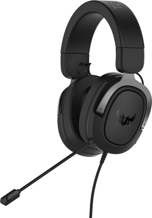 Kufje ASUS TUF Gaming H3, të zeza / hirtë