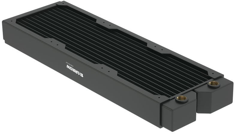 Radiator ftohës Barrow Dabel-40a 360mm, trefish ventilator, 40mm, i zi