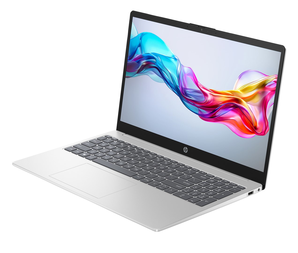 Laptop HP 15-fd0234nw, 15.6", Intel Core i3-1215U, 16GB DDR4, 512GB SSD, i argjendtë