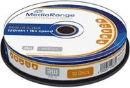 Disqe DVD MediaRange MR453 DVD+R, 4.7GB, 10 copë, të bardha