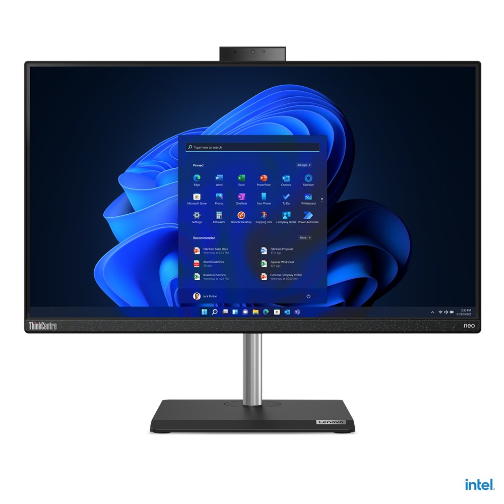 Kompjuter All in One Lenovo ThinkCentre Neo 30a, 23.8", Intel Core i3 1215U, i zi