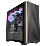 Kuti kompjuteri Darkflash DS900WS, ATX ITX, me 4 ventilatorë, e zezë