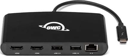Docking station OWC Mini Dock Thunderbolt 3 OWCTB3MDK5P, 2x 4K, USB 3.0, gri