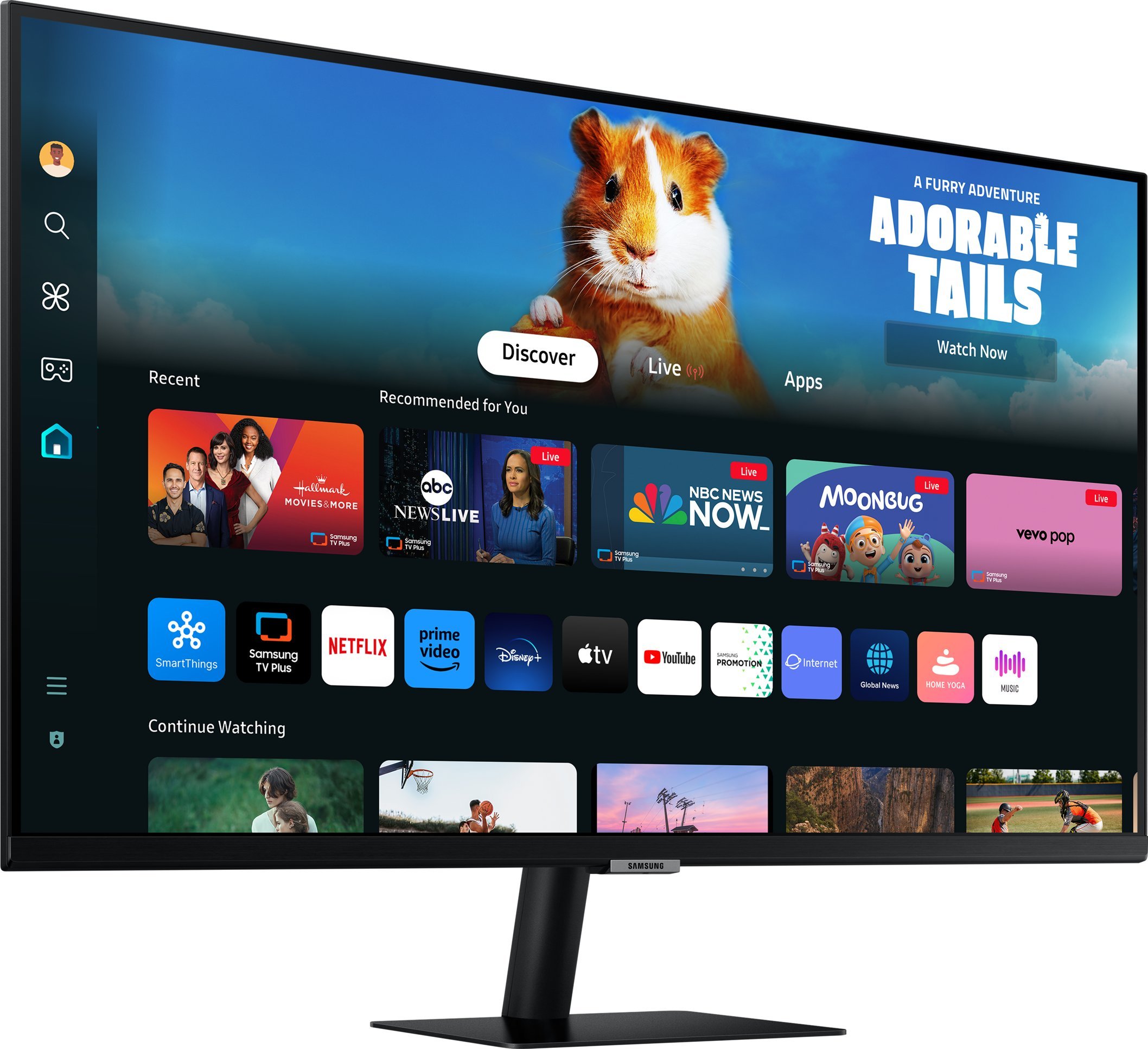 Monitor Samsung M50D, 32", Full HD, i zi