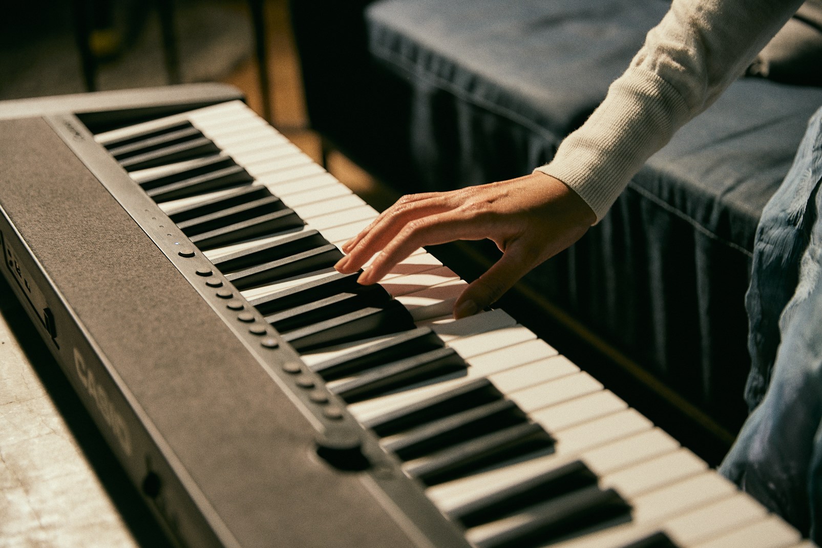 Tastierë Casio Casiotone CTS1, 61 taste, Touch Sensitive, e zezë