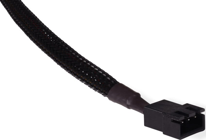 Kabllo zgjatuese ARGB Alphacool JST, 3-pin në 3-pin, 15cm, e zezë