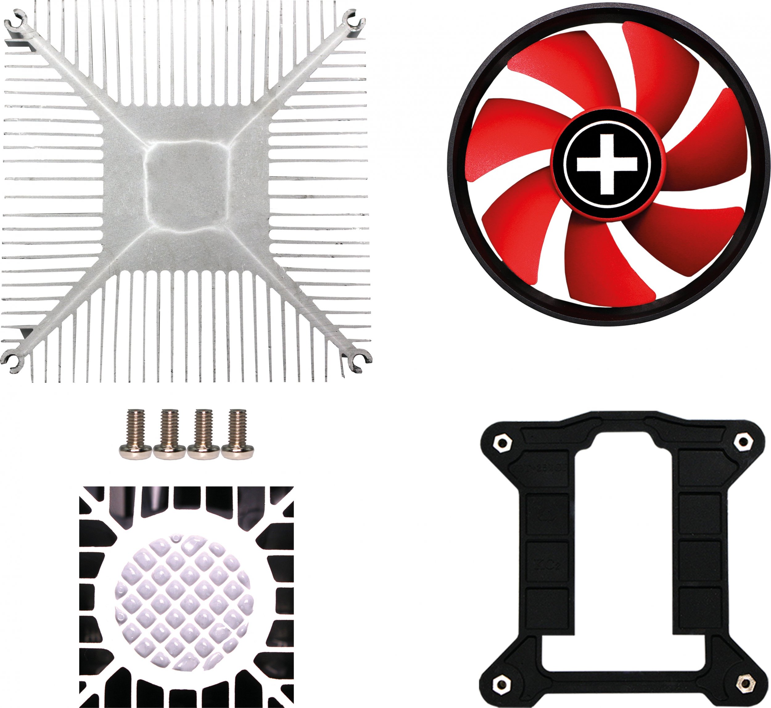 Ftohës CPU Xilence Performance C I350PWM XC232, 92mm, PWM, i kuq