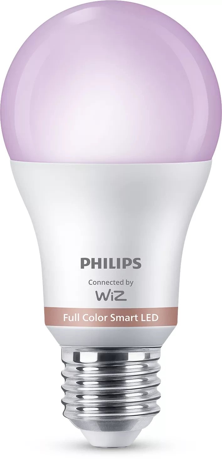 Set llamba LED Philips WiZ, E27, 8.8W 60W, RGB, e bardhë