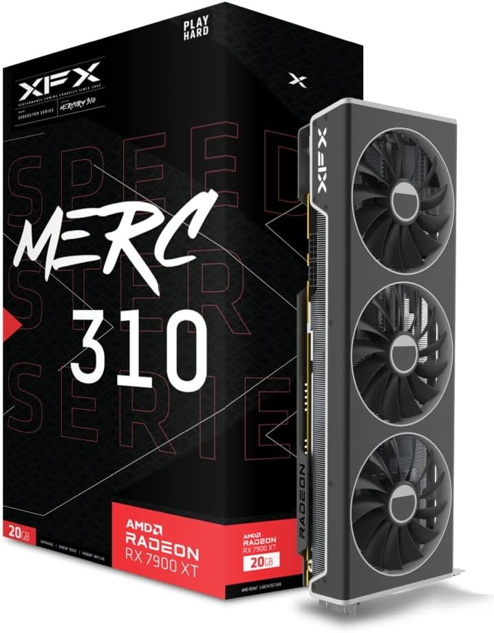 Kartelë grafike XFX AMD RX-7900XT Speedster MERC310, 20GB GDDR6