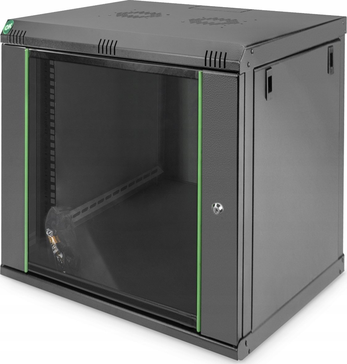Kabinet muror rrjeti Digitus Dynamic Basic, 600x450mm, 19", gri