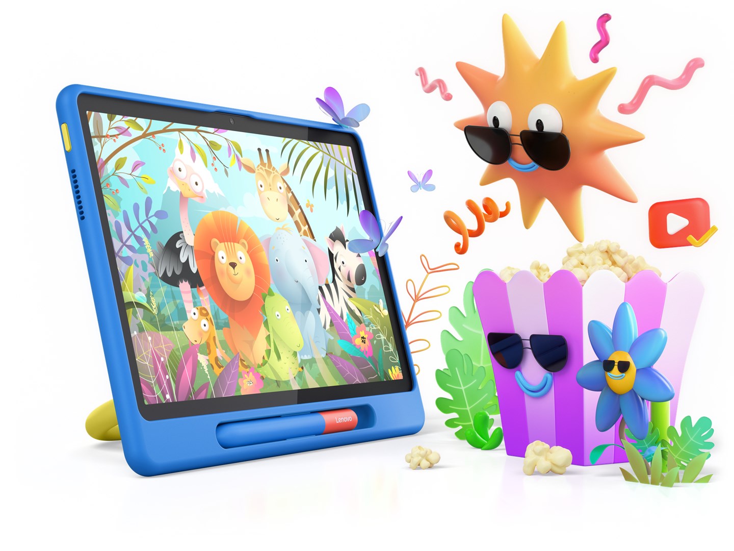 Tablet Lenovo Tab Mediatek, 10.1", 128 GBRAM, 4 GBSSD, i hirtë