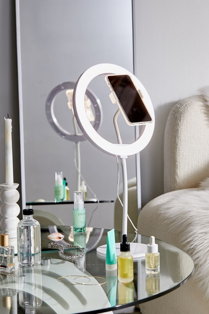 Ring llambë DigiPower 10 LED Ring Light Kit, 10", LED, e bardhë