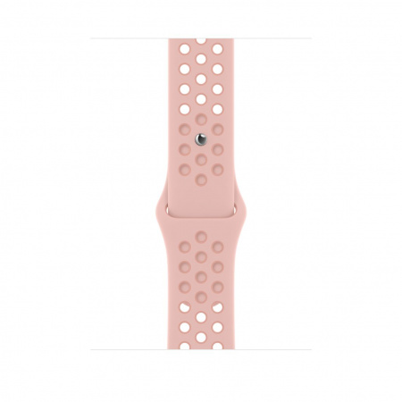 Apple Watch 45mm Nike Band, Pink Oxford/Rose Whisper Nike Sport Band - Regular (Seasonal Spring 2022)