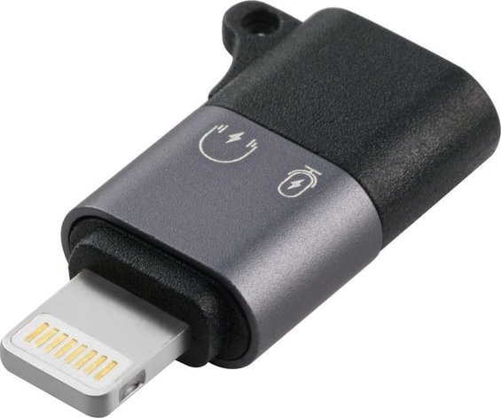 Adapter Microconnect MC-USBCLIGHT, USB C në Lightning, argjendtë