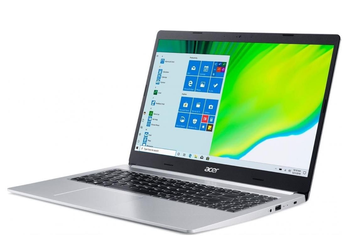 Laptop Acer Aspire 5, 15.6", AMD Ryzen 3 5300U, 8 GB RAM, 512 GB SSD, i argjendtë