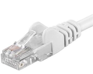Kabllo Premiumcord Patchcable UTP RJ45-RJ45, level CAT6, 10m, e bardhë