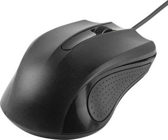 Maus optik Vivanco IT-MS 1000, me kabllo, kompakt, i zi