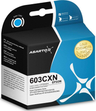 Fishek boje Asarto për Epson 603CXN C13T03A24010, 350 faqe, cyan
