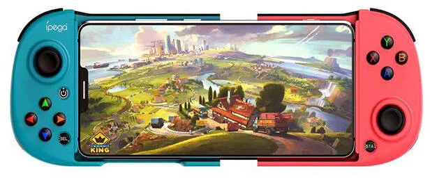 Kontroller iPega për Android/PS 3/Nintendo Switch/Windows PG - 9217B, i kuq / kaltër