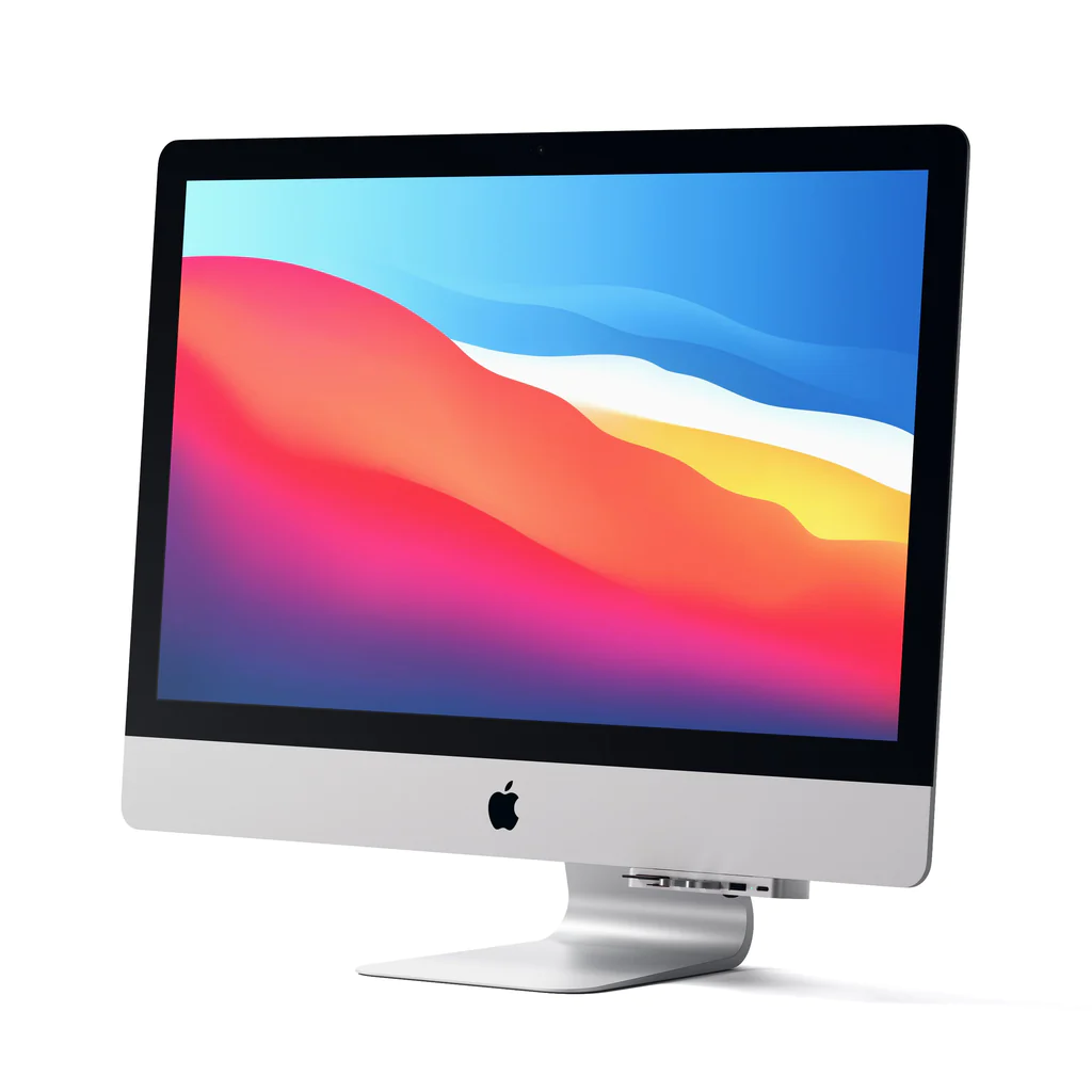 USB Hub Satechi USB-C Clamp Pro, i argjendtë