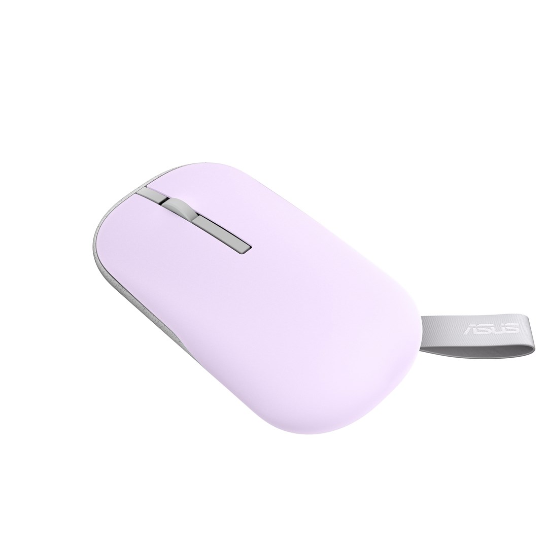 Maus ASUS MD100 Wireless, 1600 DPI, RF 2.4GHz + Bluetooth, rozë